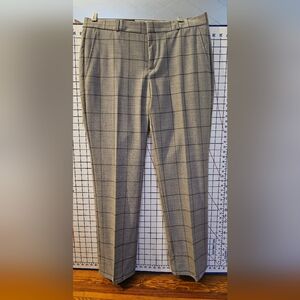 Banana Republic Gray Checkered Pants